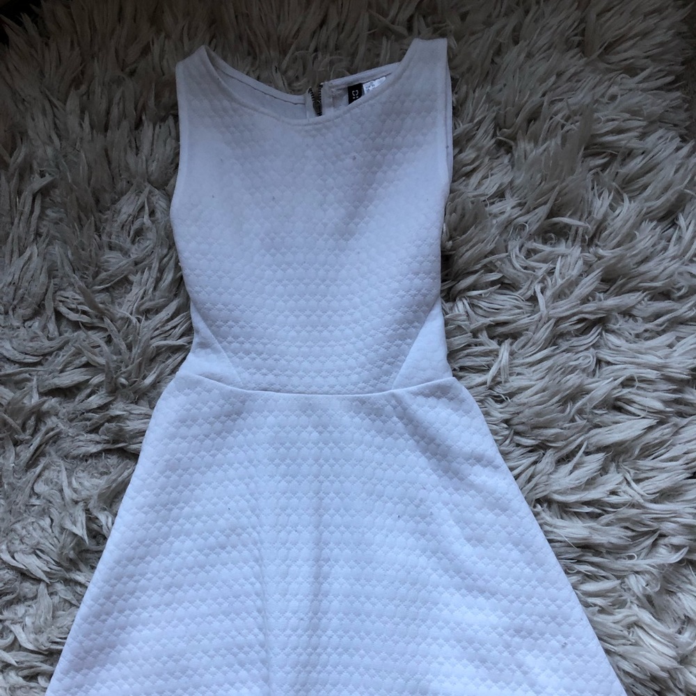 White Divided Dress